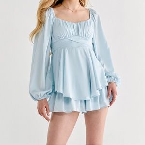 Kelli Ruffle Skirt Romper